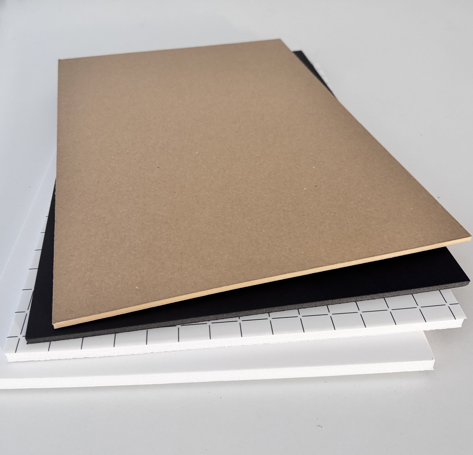 Carton mousse kraft pour maquettes et créations
