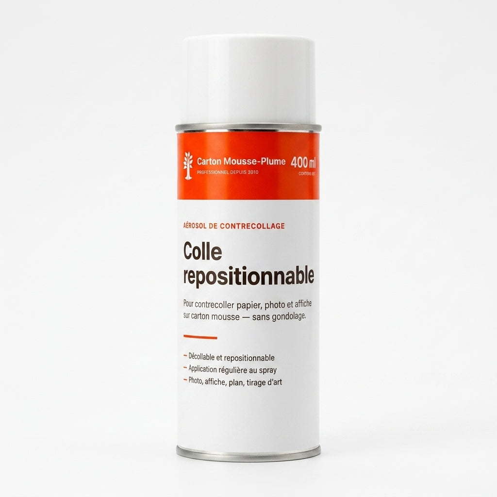 Colle repositionnable en spray — aérosol 400 ml