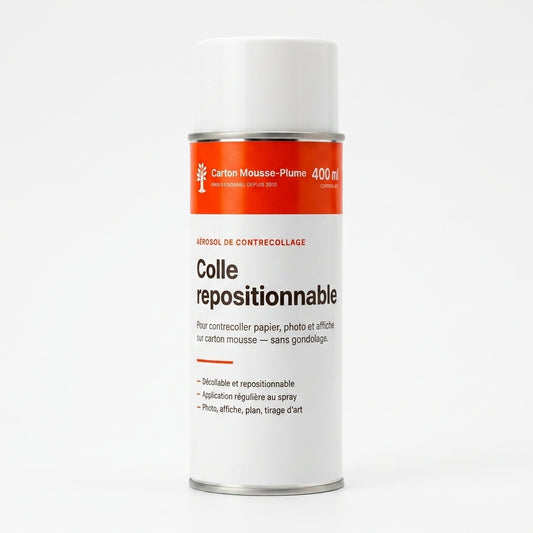 Colle repositionnable en spray — aérosol 400 ml