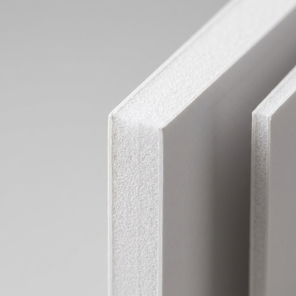 Découpe sur mesure — Carton mousse blanc & noir