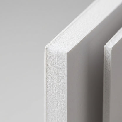 Découpe sur mesure — Carton mousse blanc & noir